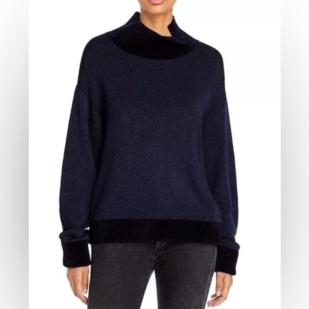 3.1 Phillip Lim Lurex Color Blocked Sweater Size XS - Picture 3 of 16